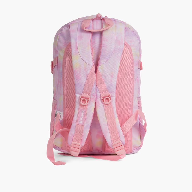 PAUSE Logo Detail Backpack in Pink for Girls - Image 3